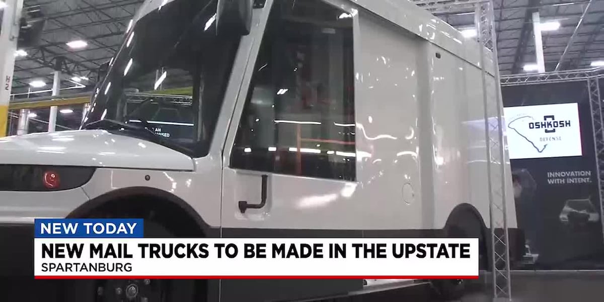 New mail trucks to be made in Spartanburg County [Video]