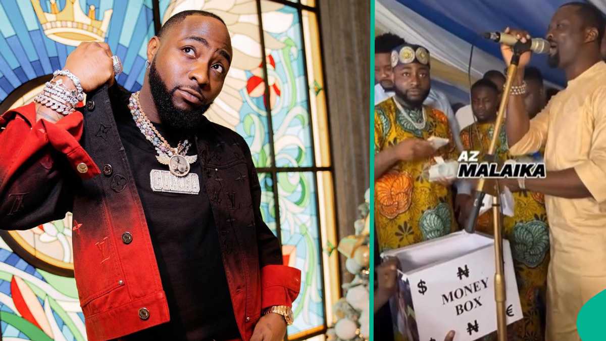 Davido Makes It Rain on Singer Malaika at a Party, People React: Bobrisky Was a Good Scapegoat [Video]