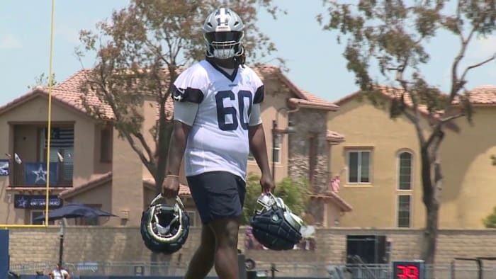 Rookie Dallas Cowboys lineman ready to compete for starting spot [Video]