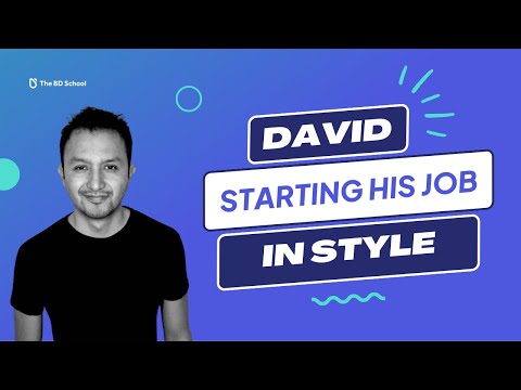 We helped David start his new job with a bang 💥 [Video]