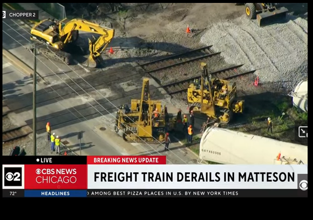 Cleanup Underway After Train Derailment in Illinois Leads to Temporary Evacuation, Leak of Various Substances [Video]