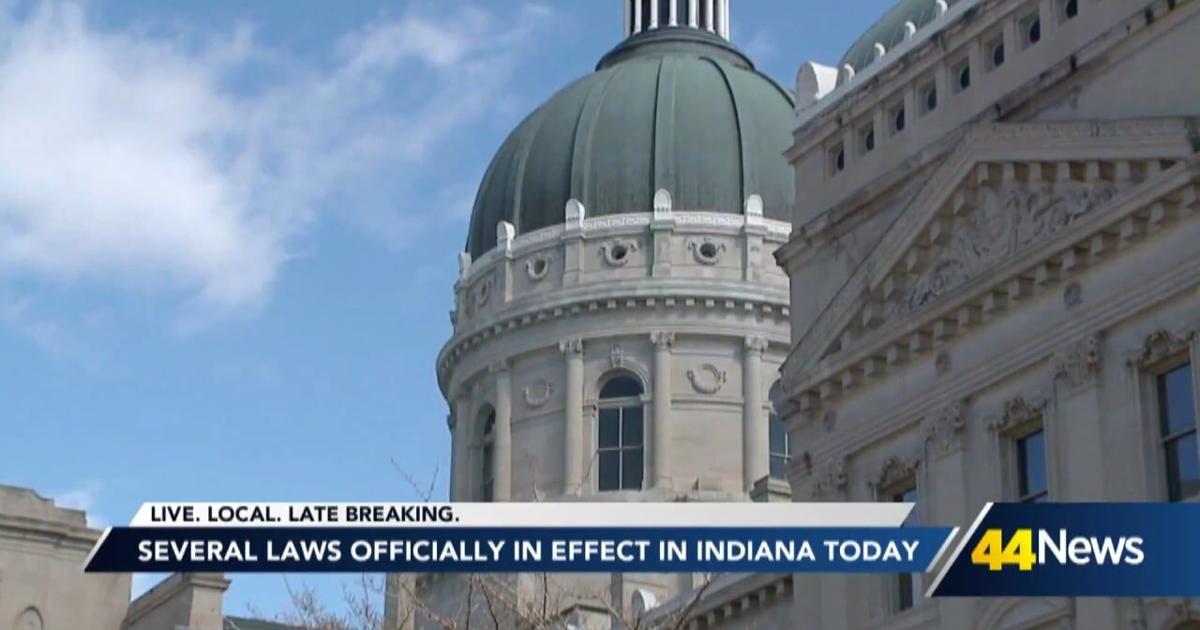 New laws officially take effect in Indiana | Video