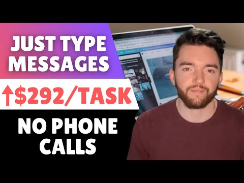 8 Work From Home Chat Jobs That Pay ⬆️$292/Day | No Phone Calls [Video]