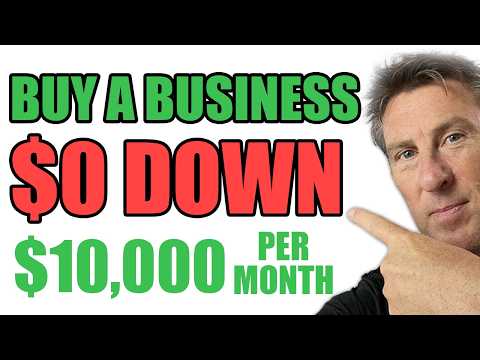 10K PER MONTH How to Buy a Business With NO MONEY! [Video]