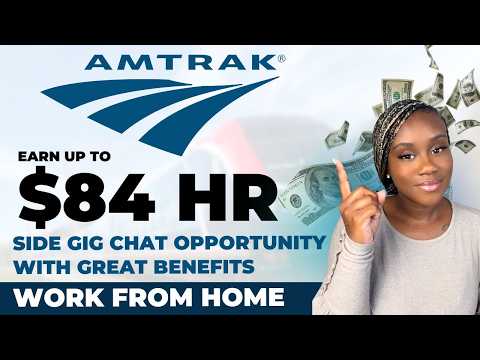 Get Paid Up To $13,400/MONTH | AMTRAK REMOTE JOBS | NO PHONE WFH JOBS [Video]