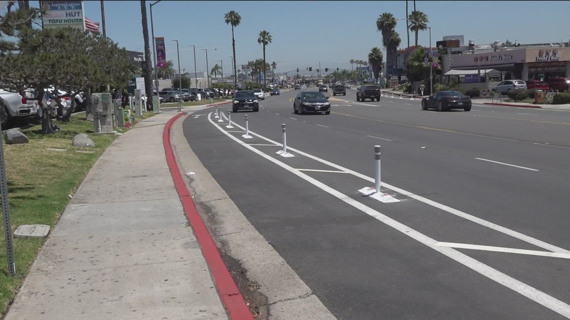 New bike lanes in Convoy cause problems for local businesses [Video]