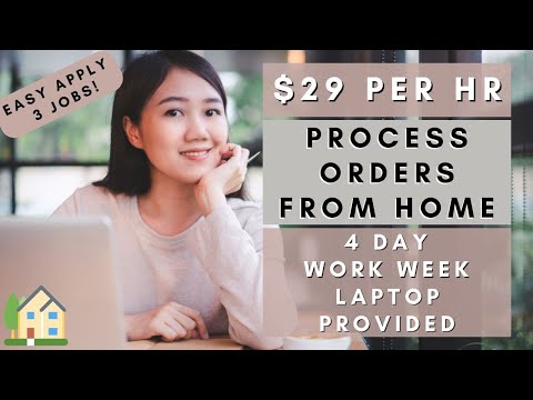 EASY APPLY! 3 REMOTE JOBS $26-$29 PER HOUR PROCESS ORDERS FROM HOME | WORK FROM HOME JOBS 2024 [Video]