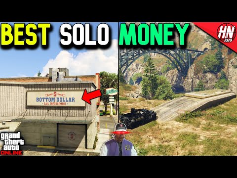 10 BEST Ways To Make MONEY As A SOLO In GTA Online [Video]