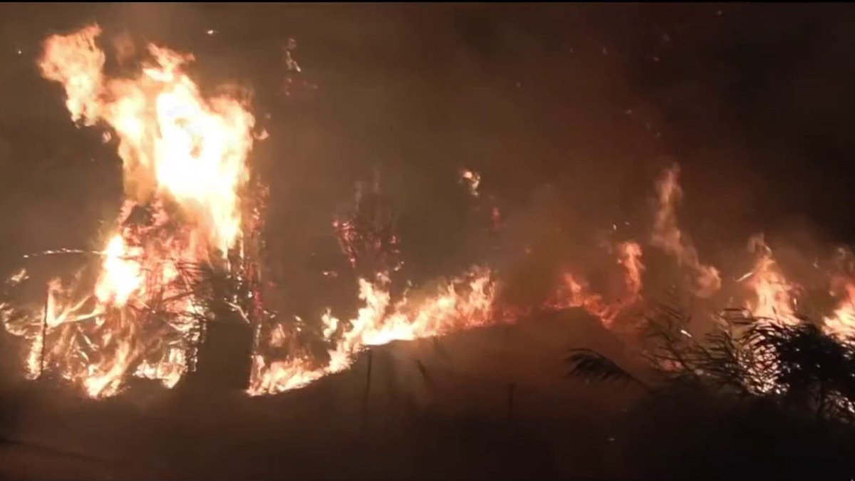 Fireworks suspected of starting grass fire  NBC Bay Area [Video]