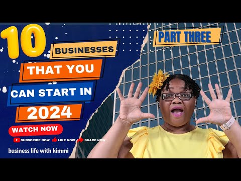 Part Three – Businesses to start 2024 How to start a business, Entrepreneur tips side hustle ideas [Video]