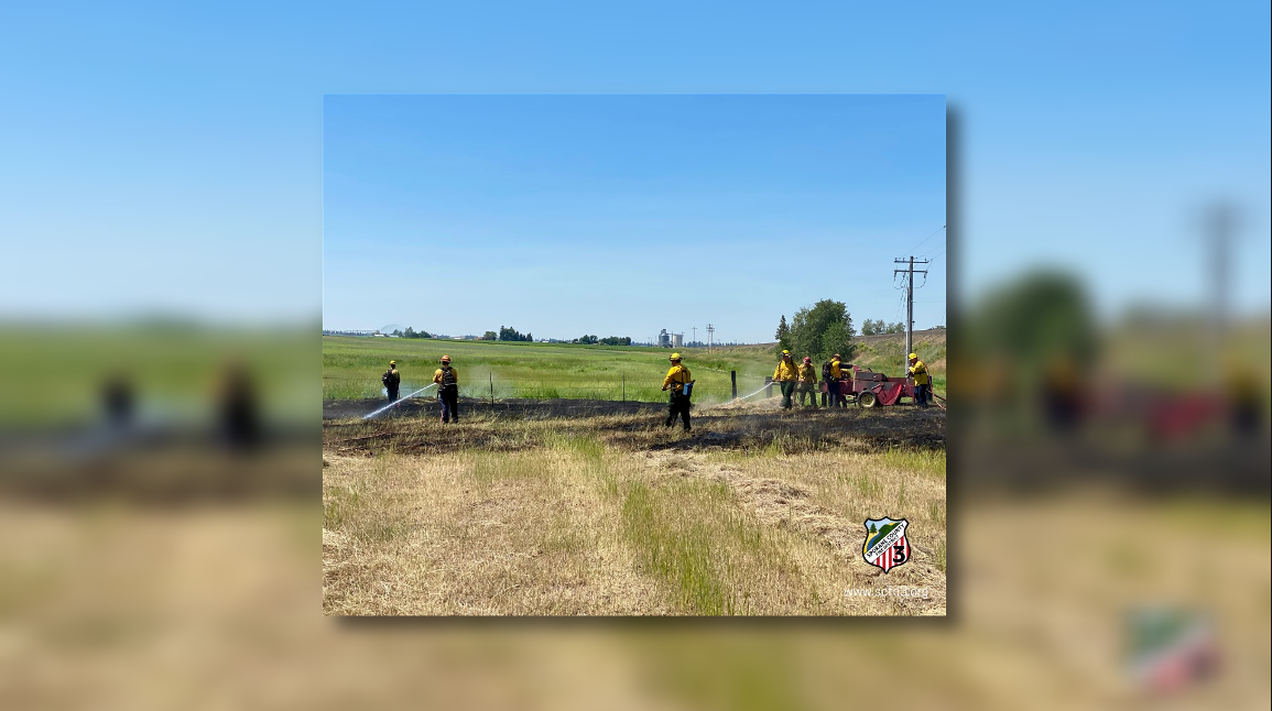 Firefighters swiftly extinguish brush fire in Medical Lake [Video]