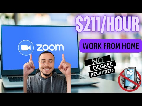 ZOOM IS PAYING $211/HOUR | WORK FROM HOME | REMOTE WORK FROM HOME JOBS | ONLINE JOBS [Video]