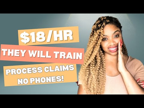 COMPUTER PROVIDED! TAKE NO PHONE CALLS I EARN $18 HOURLY PROCESSING CLAIMS ONLINE NO EXPERIENCE [Video]