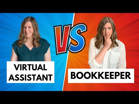 Virtual Assistant vs. Bookkeeper job (work-from-home job descriptions) [Video]