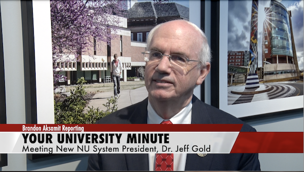 University Minute: Jeffrey Gold Takes over as NU System President [Video]