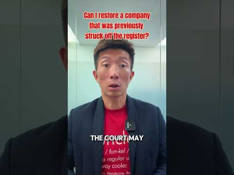 Can I Restore a Company that was previously Struck Off the Register? – Part 2 [Video]