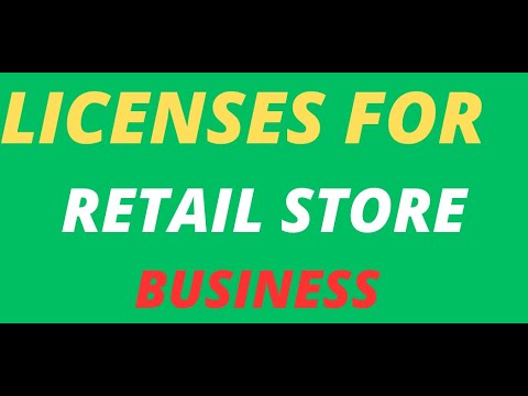 Licenses for retail store business registration [Video]