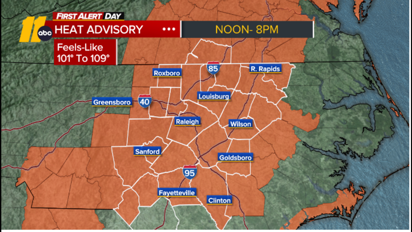 NC First Alert weather | Record breaking heat wave continues across North Carolina; rain relief later this week [Video]