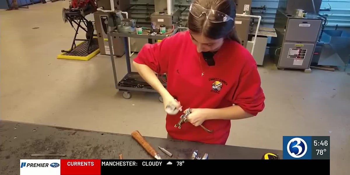 CT trade school graduates starting careers in HVAC [Video]