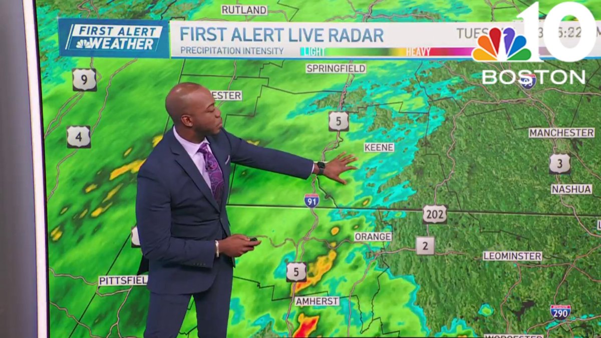 Persistent morning rain showers dampen our regions Tuesday start  NBC Boston [Video]