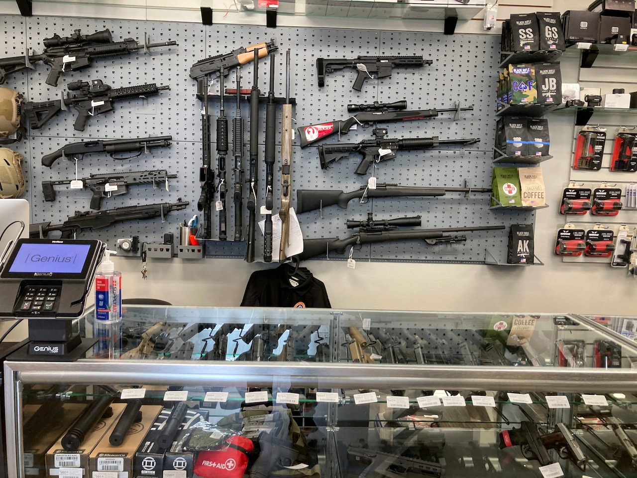 Firearms burglar drilled hole into gun store to steal 50 weapons, say California police [Video]