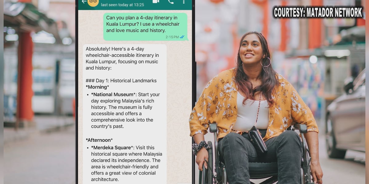 Disabled travelers using A.I. for access to summer travel [Video]
