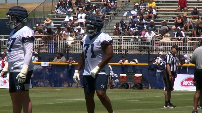 Veteran OL Chuma Edoga discusses the state of the Cowboys offensive line [Video]