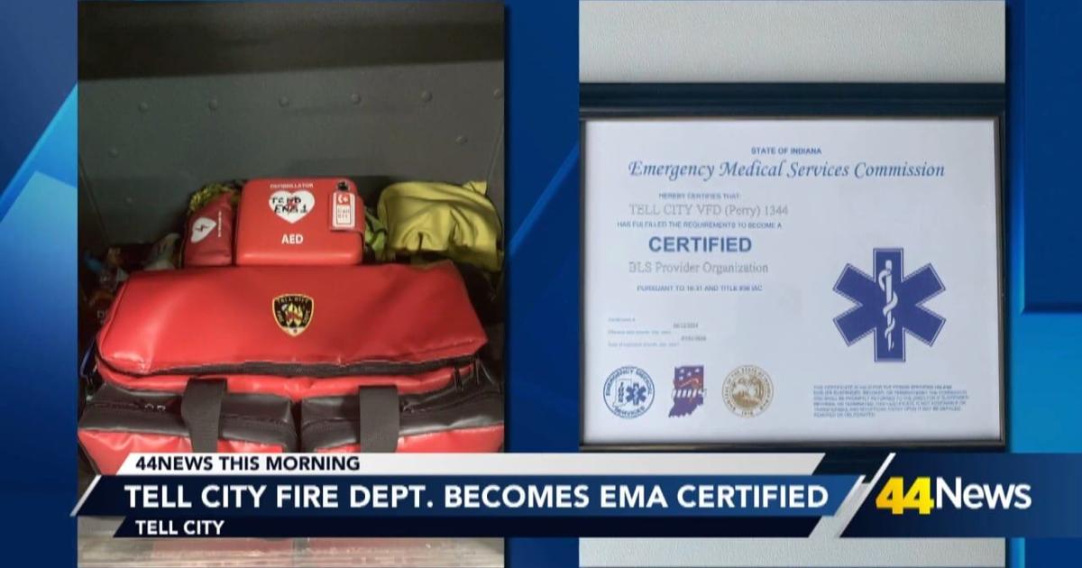 Tell City Fire Department becomes EMA certified | Video