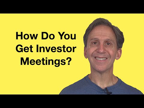 How Do I Get Startup Investor Meetings? [Video]