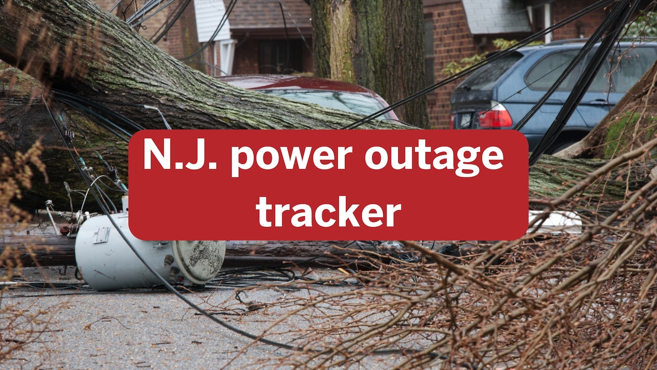 Live N.J. power outage tracker: Thousands in dark as strong thunderstorms hit state [Video]