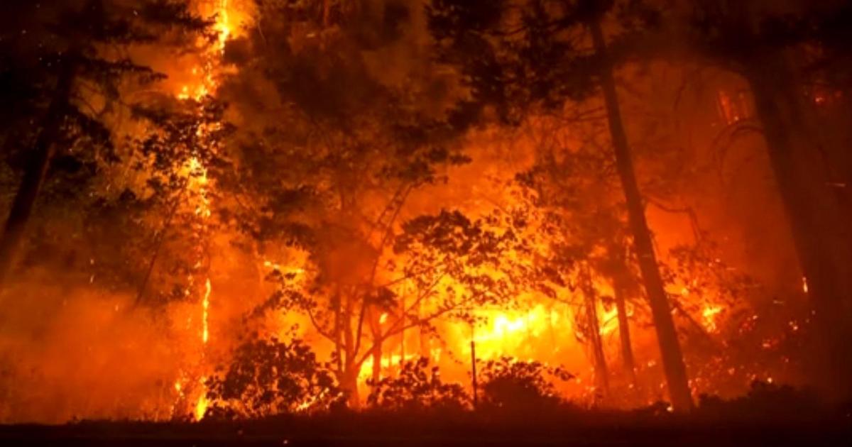 Crews battle large wildfires across western U.S. [Video]