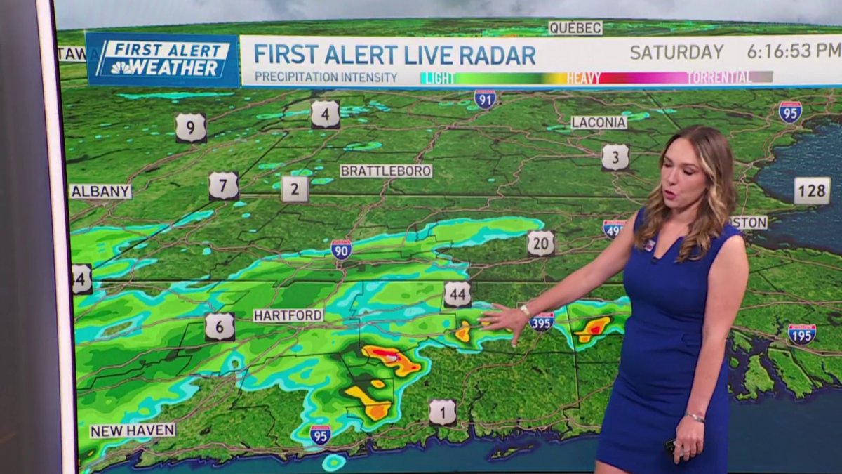 Isolated thunderstorms to start the week  NBC Boston [Video]