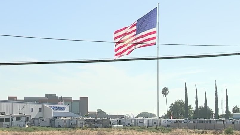 Northern California business, county at odds over ability to fly large American flag [Video]