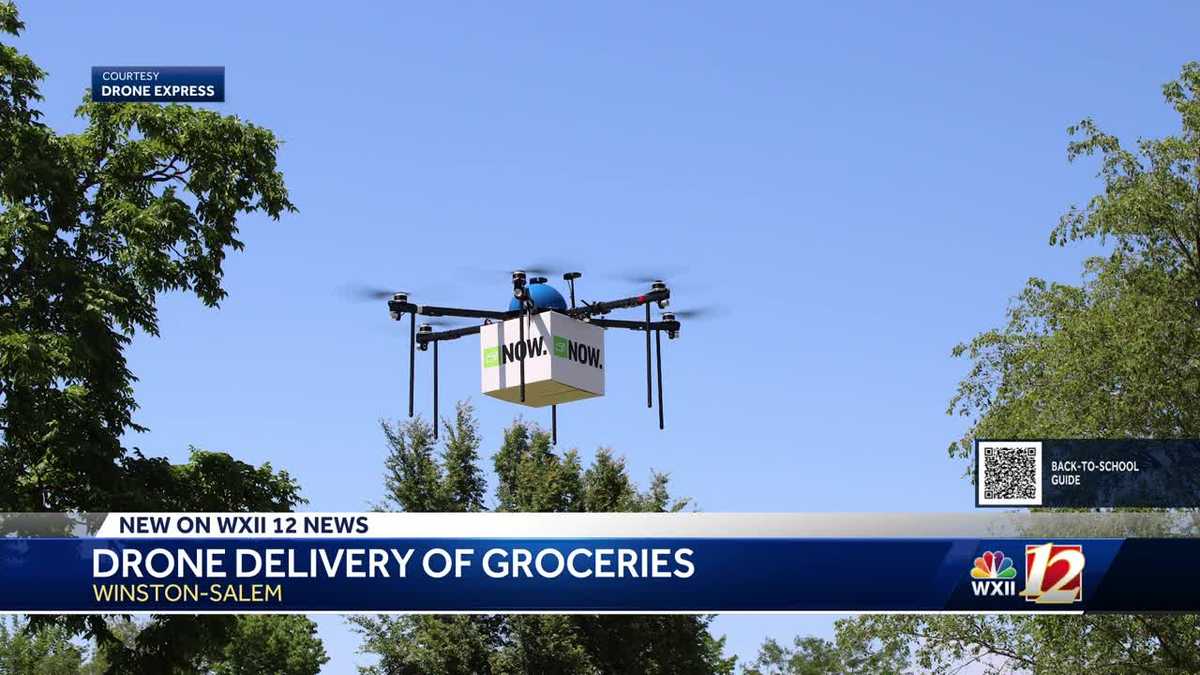 New drone service coming to Winston-Salem to deliver groceries [Video]