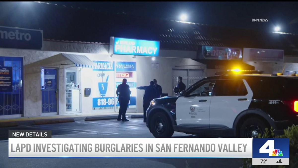 Several San Fernando Valley businesses targeted in series of break-ins  NBC Los Angeles [Video]