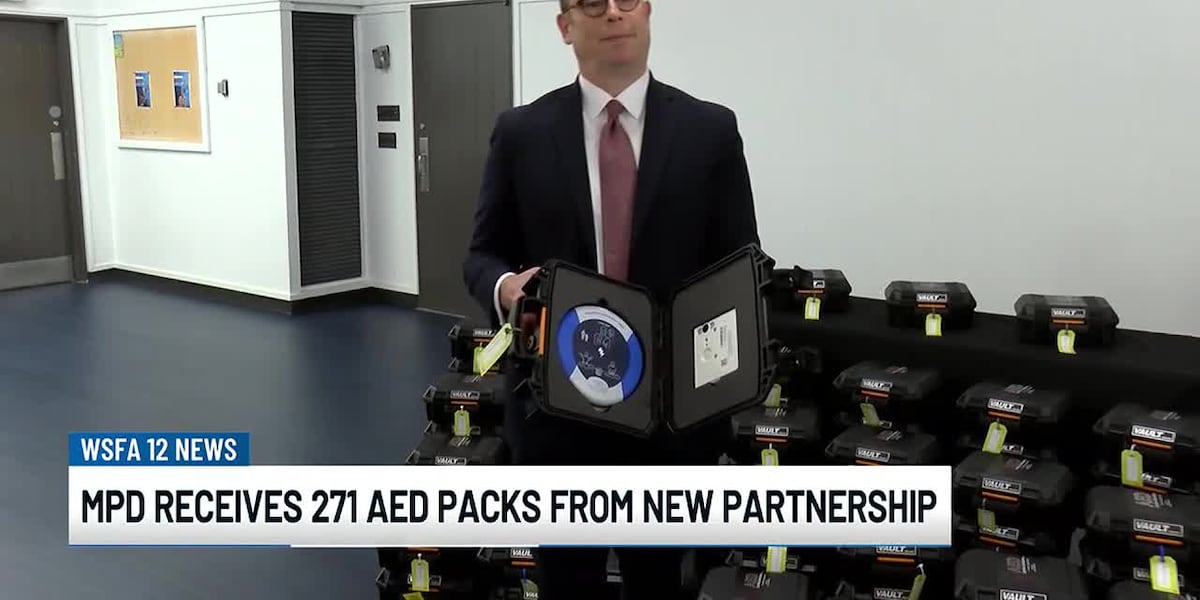 MPD receives 271 AED packs thanks to new partnership [Video]