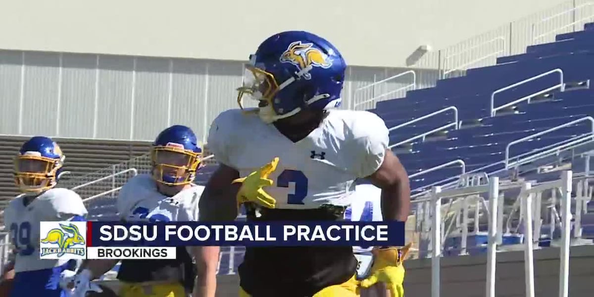 SDSU fall practice is very competitive with so many starting positions open [Video]