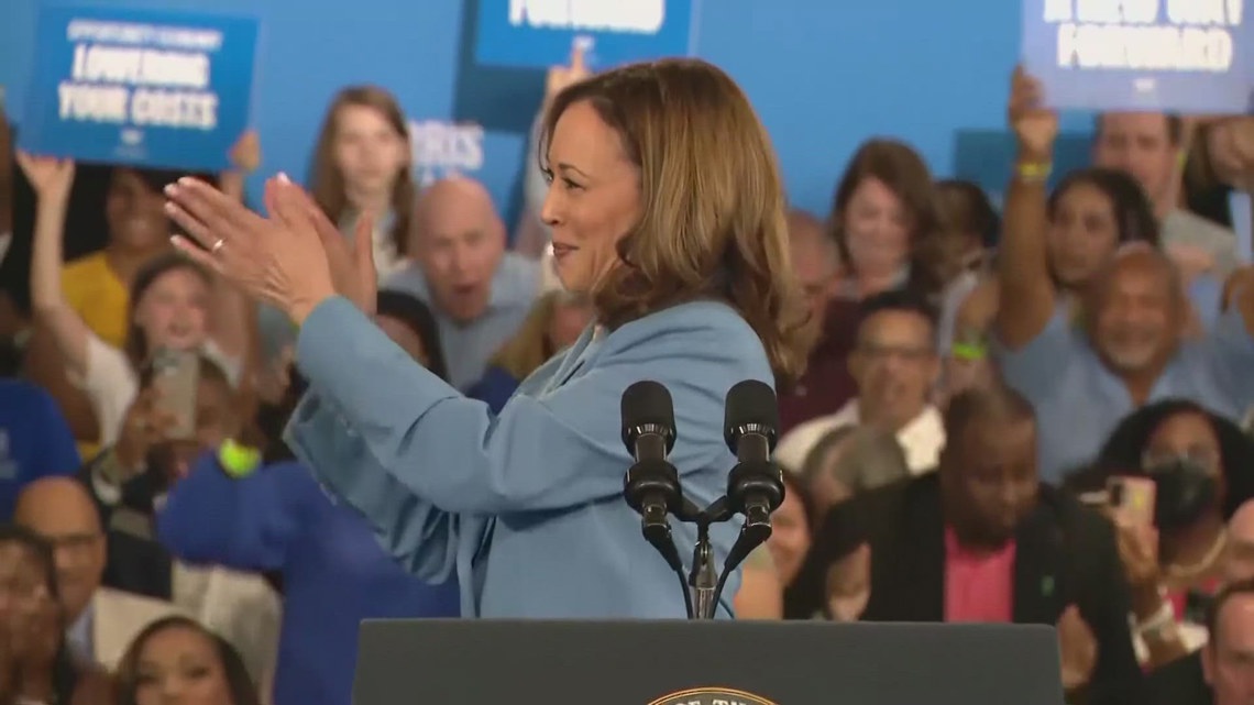 VP Kamala Harris highlights ‘ambitious’ economic plan in first presidential policy speech [Video]