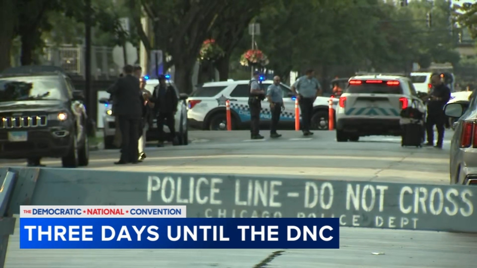 Chicago DNC 2024: Security footprint restrictions at United Center, McCormick Place start at midnight; checkpoints being set up [Video]