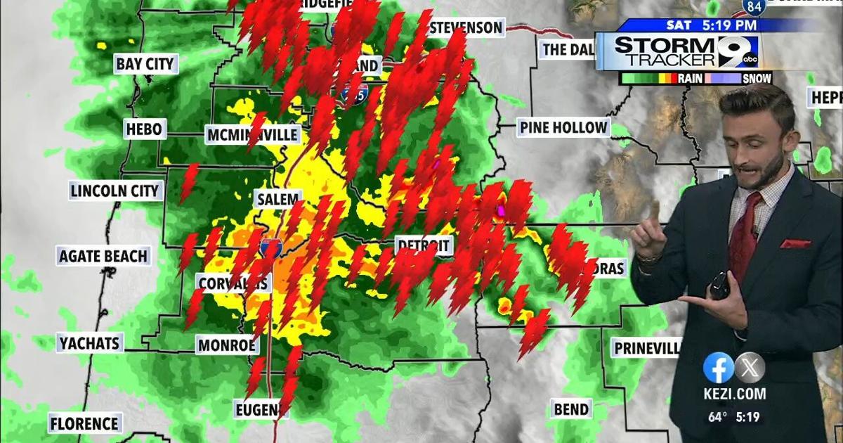 Holden LeCroy: Thunderstorms fizzling out, clearing Sunday afternoon | Video