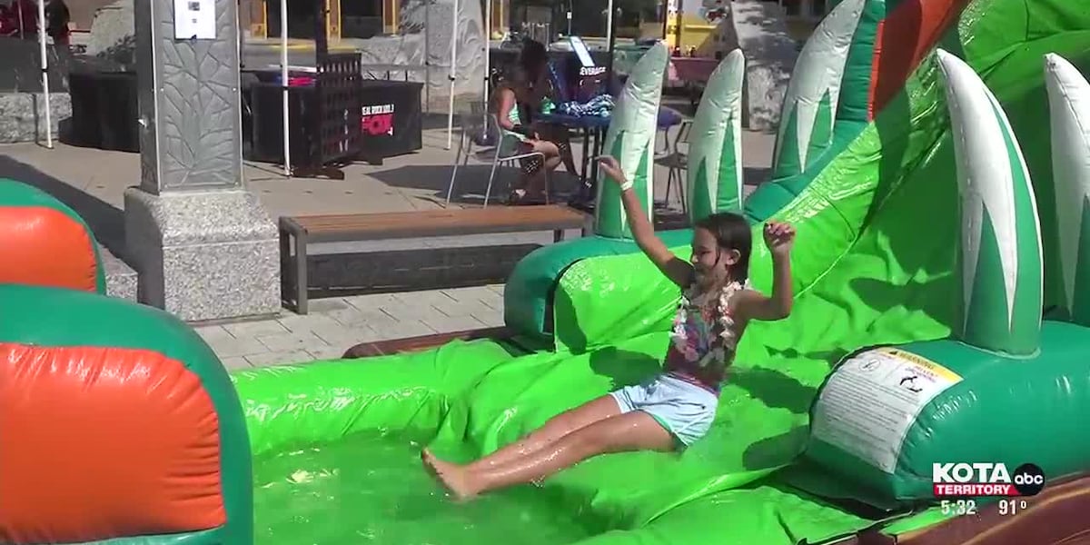 Main Street Square hosts annual Back to School Block Party [Video]