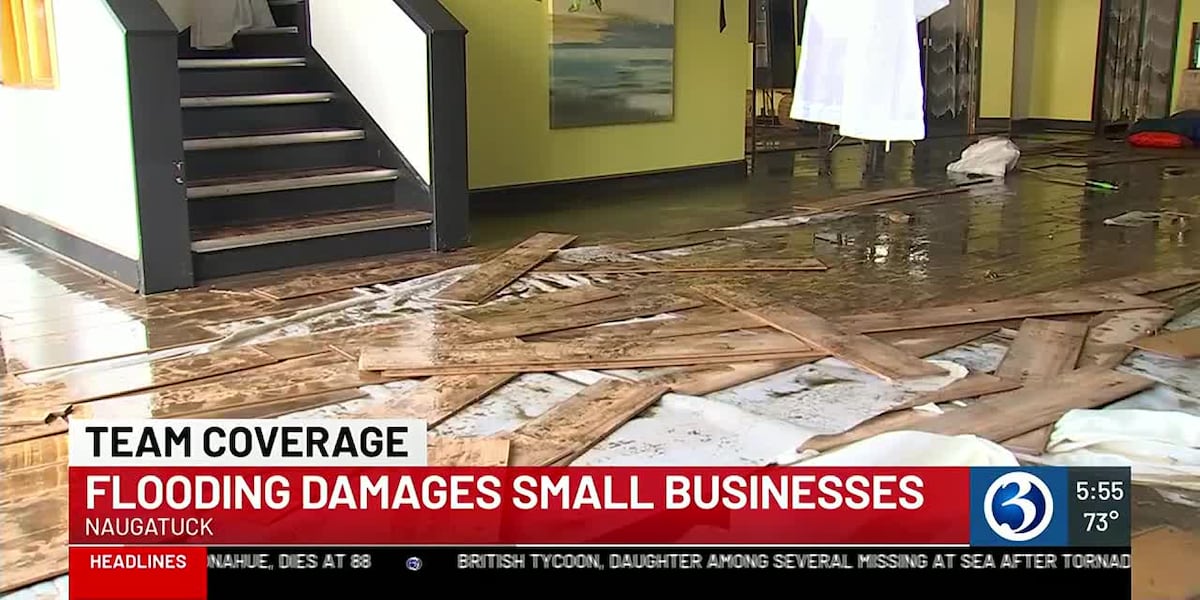 Naugatuck businesses hit hard by Sunday nights storm [Video]