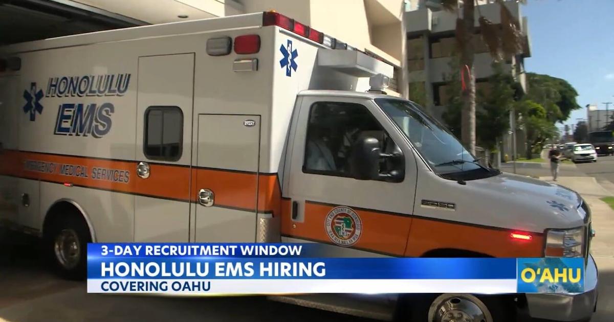 Recruitment for EMT positions for Honolulu EMS begin on Tuesday | Video