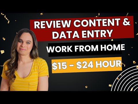 Reviewing Content & Data Entry Remote Work From Home Jobs | $15 – $24 Hour | No Degree Needed | USA [Video]