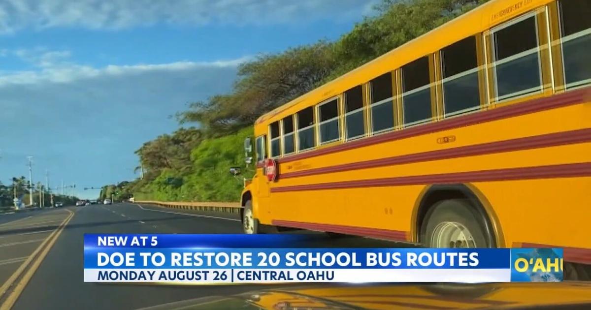 School bus shortage update: HIDOE restores 20 school bus routes on Oahu starting on Monday | News [Video]