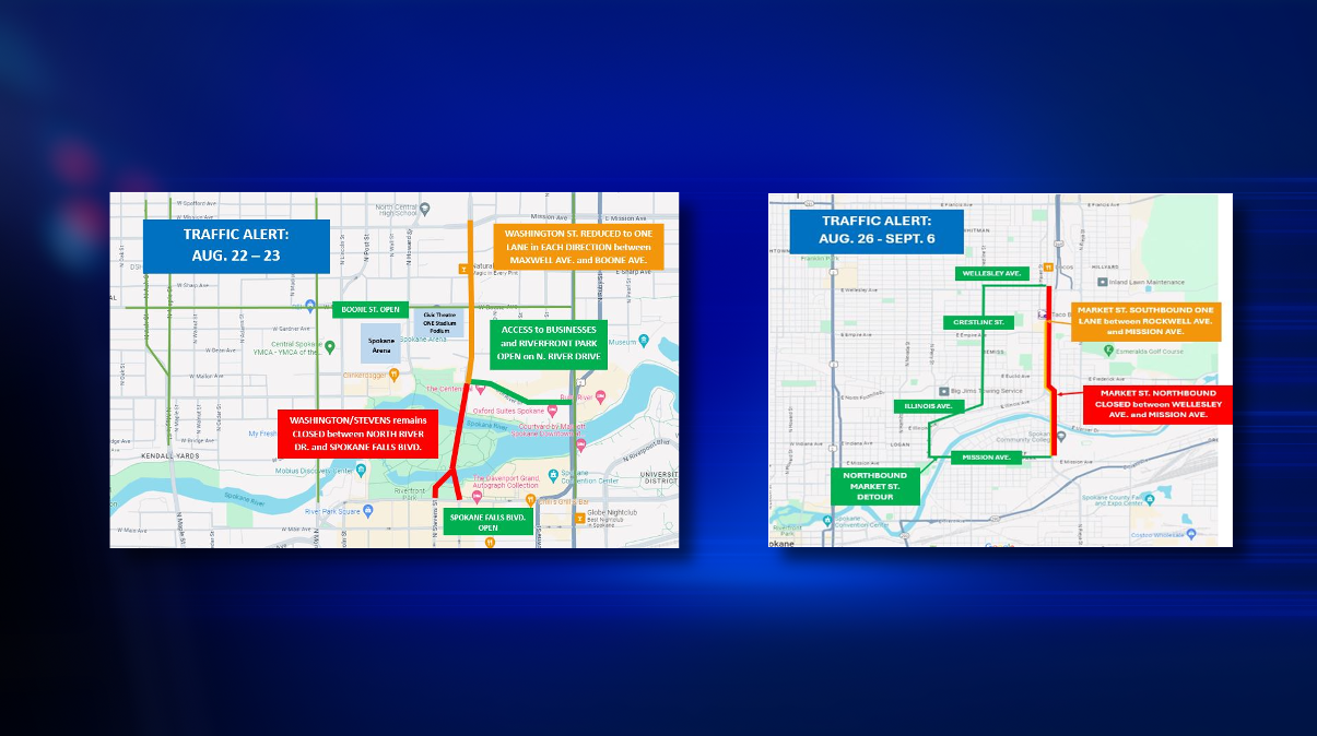 Washington Street and Market Street Lane reductions announced for construction projects [Video]