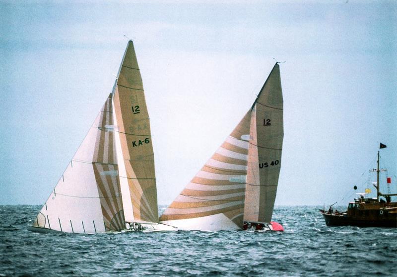 Oldest videos of 12 Metre class yachts sailing