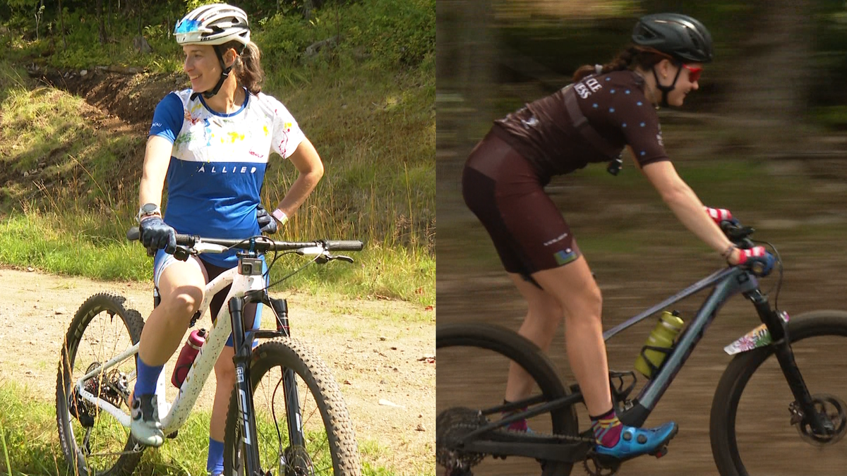 Two Vermont pro mountain bikers tour brand new course in Lake Placid [Video]