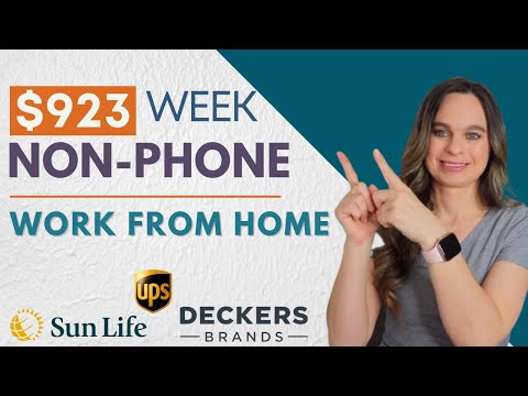 $923 Week Non-Phone Remote Work From Home Job | Only Customer Service Experience Needed! USA Only [Video]