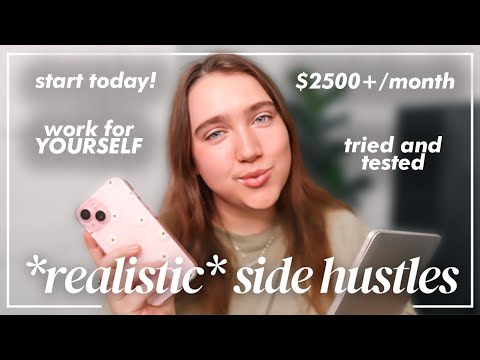 $2500/Month with These Simple Side Hustles Anyone Can Start TODAY! 🚀💸 [Video]